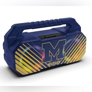 New Michigan NCAA Led Light Show wireless boombox speaker.  Ny Soar.